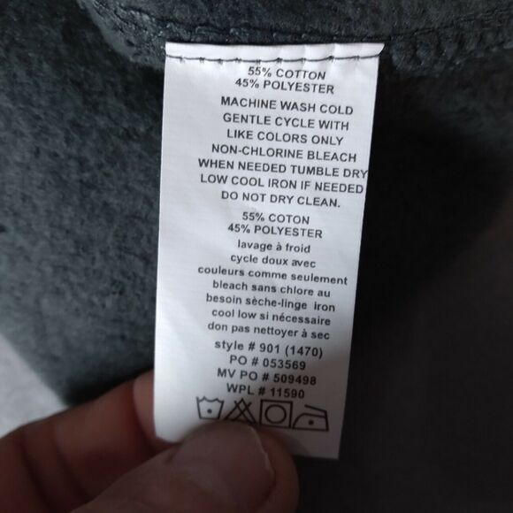 North Shore Surf Co sweater sweatshirt Men's 2XL XXL gray long sleeve fleece - Picture 12 of 12